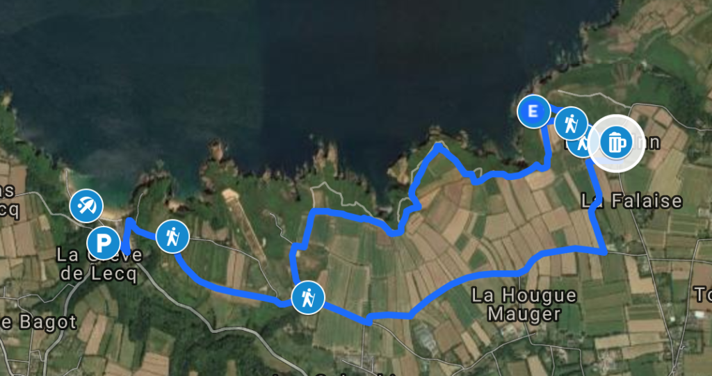 boucle entre la greve de lecq et le devil hole