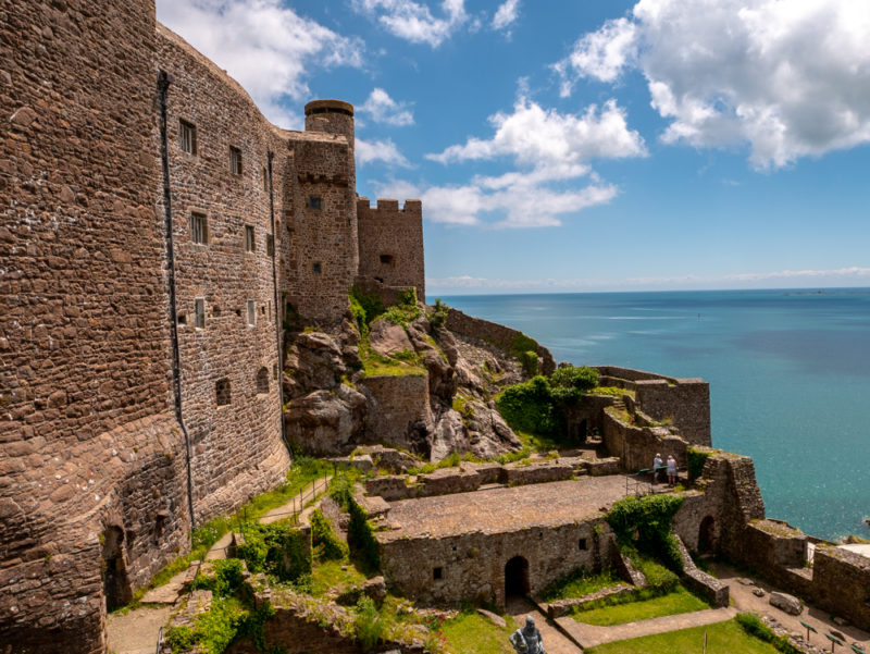 jersey mont orgueil walls
