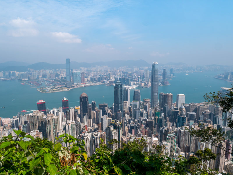 hong kong overview from peak