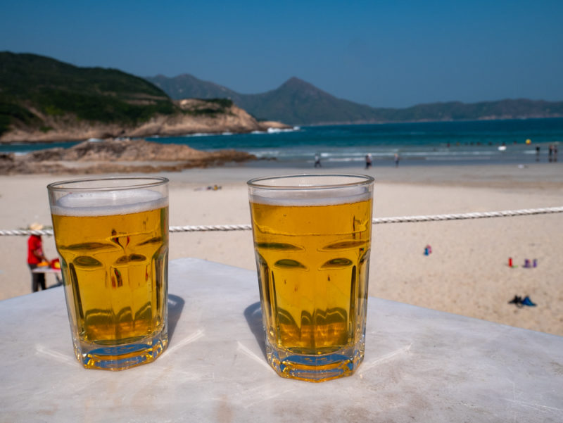 sai wan beach beer