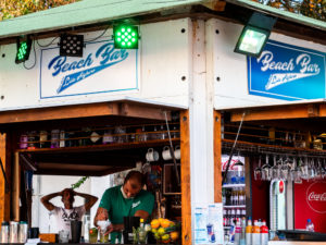 beach bar counter lido alghero
