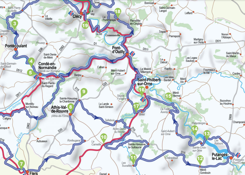 carte suisse normande sud