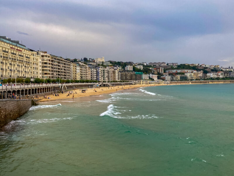 Donostia beach front
