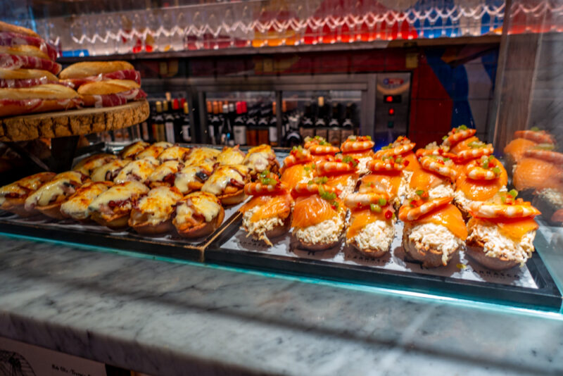 pintxos san sebastian counter