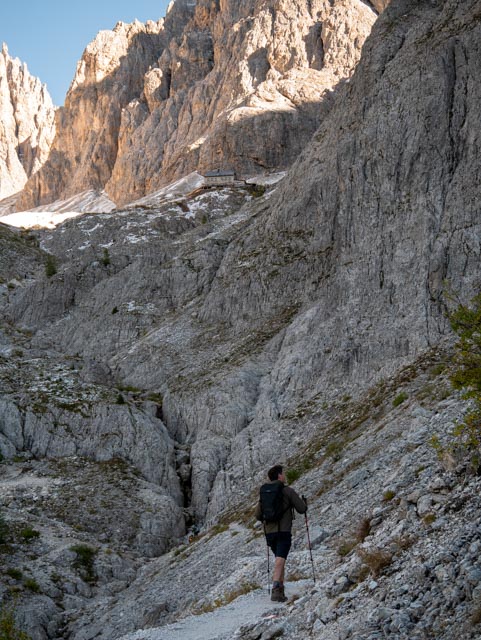 en route pour le Rifugio Vicenza