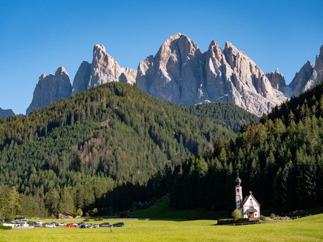 San Giovanni in Ranui avec le parking
