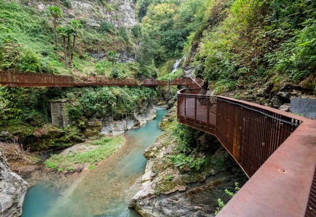 section recente gorges Orrido di Bellano