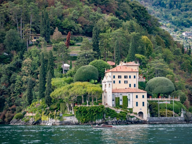 villa del balbianello depuis le lac