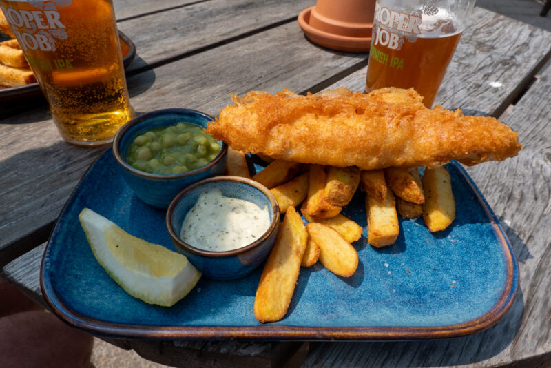 fish and chip Old Success Inn