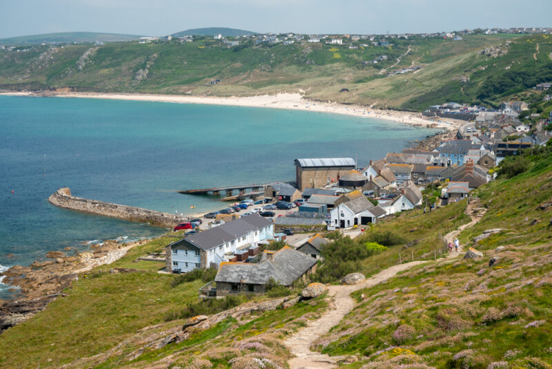 sur les hauteurs de Sennen