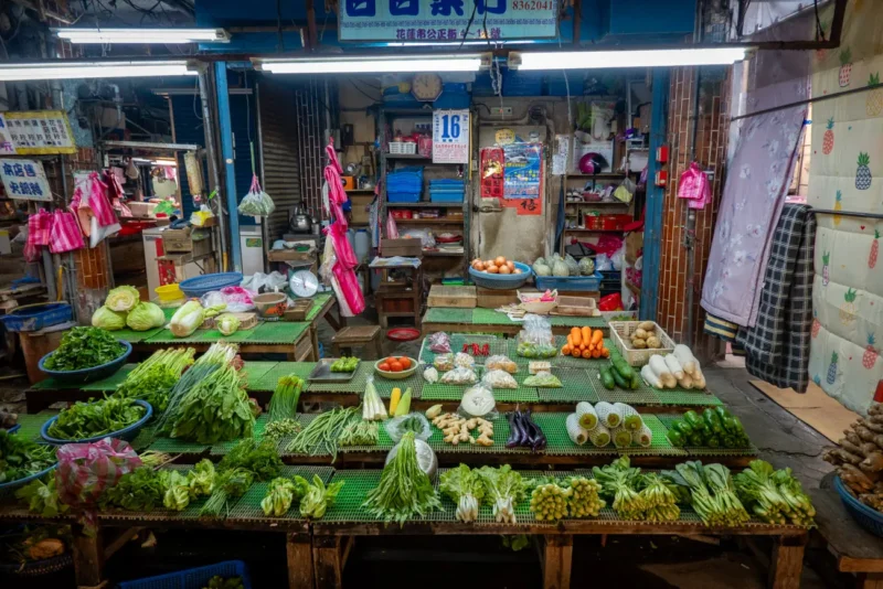vendeur de legumes taiwan
