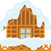 icon mountain hut